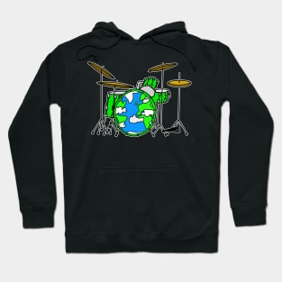 Earth Day Drummer Drums Drum Teacher Hoodie